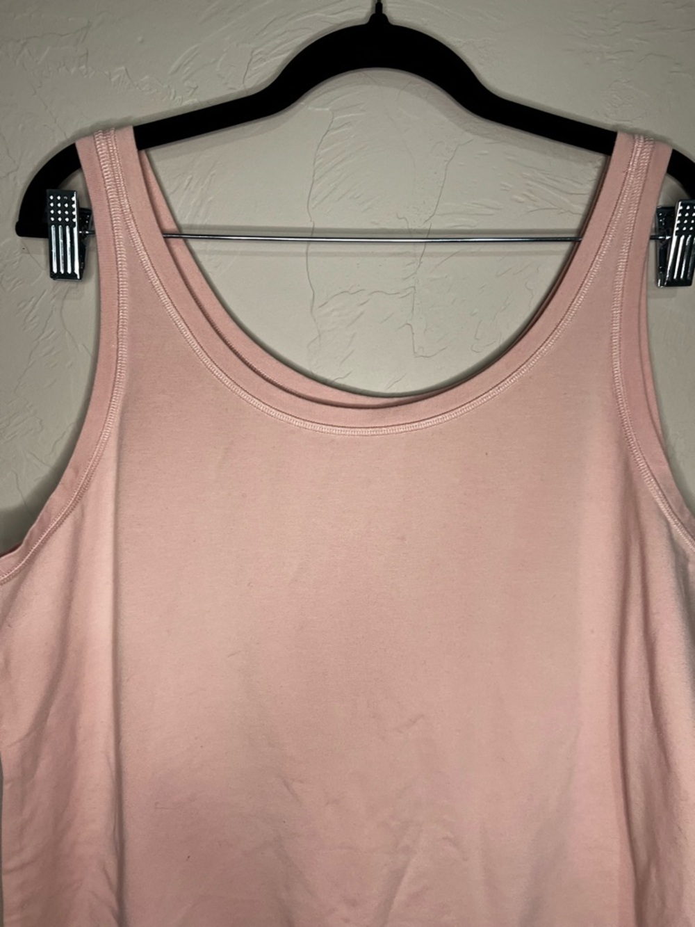 Eileen Fisher Traceable Cotton Jersey Scoopneck Light Pink Tank Top - Picture 3 of 7